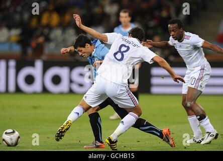 Yoann gourcuff uruguay france green hi-res stock photography and