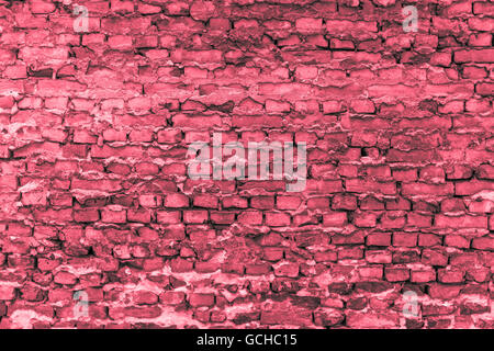 Berlin underground wall old with bricks and red reddish grayish colors Stock Photo