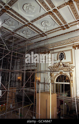 Royalty - Renovation Work at Buckingham Palace Stock Photo