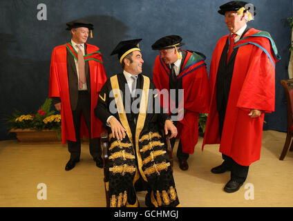 James Nesbitt honoured by University Stock Photo