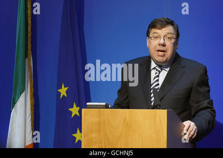 Irish banking crisis Stock Photo