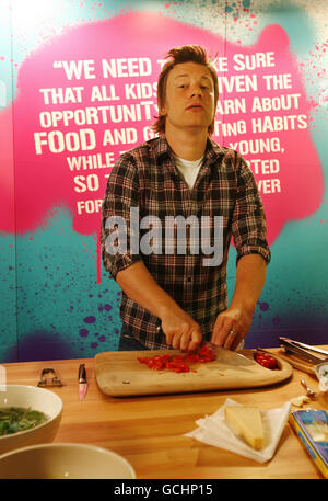 Jamie Oliver cooking skills qualification Stock Photo