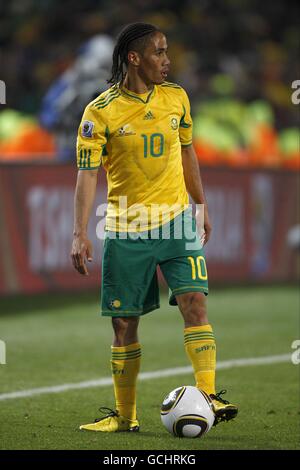 Soccer - 2010 FIFA World Cup South Africa - Group A - South Africa v Uruguay - Loftus Versfeld Stadium. Steven Pienaar, South Africa Stock Photo