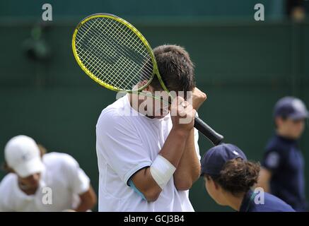 Tennis - 2010 Wimbledon Championships - Day Ten - The All England Lawn Tennis and Croquet Club Stock Photo