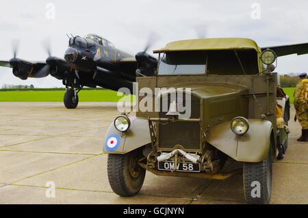 Avro Lancaster VII NX611, Just Jane, at East Kirkby, Stock Photo