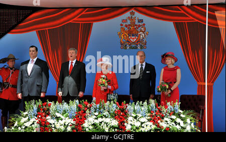 Royalty - Queen Elizabeth II Visit to Canada Stock Photo