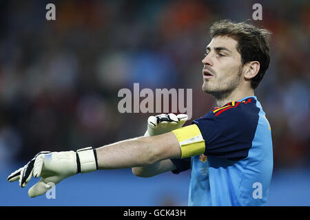 Soccer - 2010 FIFA World Cup South Africa - Semi Final - Germany v Spain - Durban Stadium Stock Photo