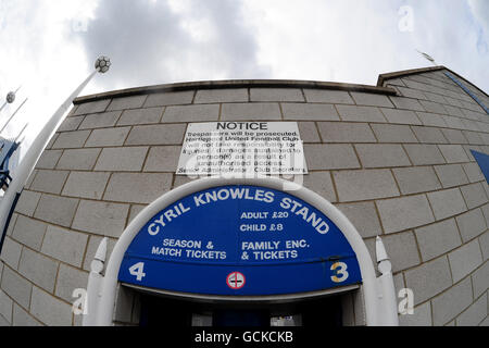 Soccer - Pre Season Friendly - Hartlepool United v Leeds United - Victoria Park Stock Photo