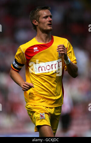 Soccer - Pre Season Friendly - Darlington v Sunderland - Northern Echo Darlington Arena Stock Photo