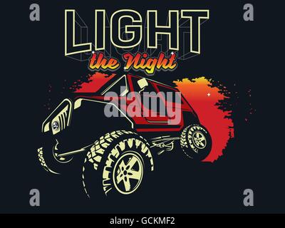 off road Stock Vector