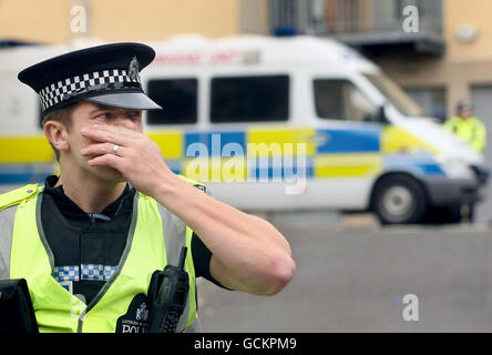 Three killed in Edinburgh explosion Stock Photo