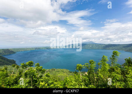 View of Laguna de Apoyo from Catarina. Stock Photo