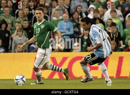 Soccer - International Friendly - Republic of Ireland v Argentina - Aviva Stadium Stock Photo