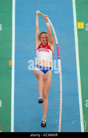 Athletics - IAAF European Championships 2010 - Day Four - Olympic Stadium. Svetlana Feofanova, Russia Stock Photo