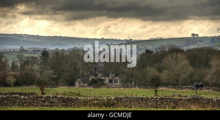 Great Longstone in the Peak District National Park England. Stock Photo