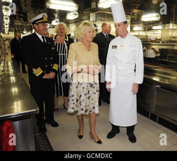 Duchess of Cornwall visits north west Stock Photo
