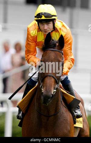 Horse Racing - Betfair Weekend Friday - Ascot Racecourse. Jamie Spencer, jockey Stock Photo