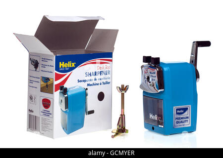 Helix desk top premium quality pencil sharpener Stock Photo