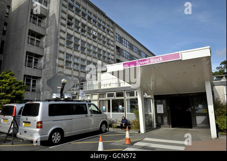 A general view of the Royal Cornwall Hospital in Truro, where Prime Minister David Cameron's daughter was born today. Stock Photo