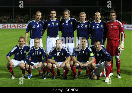 Soccer - UEFA Euro 2012 - Qualifying - Group I - Lithuania v Scotland - Darius Girenas Stadium Stock Photo