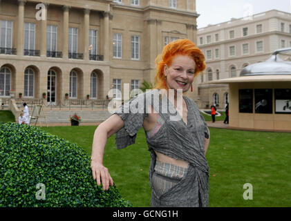 Dame Vivienne Westwood at the 'Garden Party To Make A Difference' media launch at Clarence House, London. Stock Photo