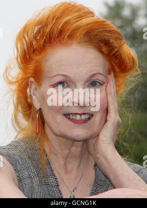 Dame Vivienne Westwood at the 'Garden Party To Make A Difference' media launch at Clarence House, London. Stock Photo