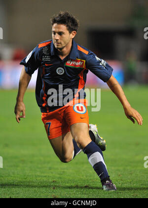 Soccer - French Premiere Division - Montpellier v AS Nancy Lorraine - Stade de la Mosson. Gregory Lacombe, Montpellier Stock Photo