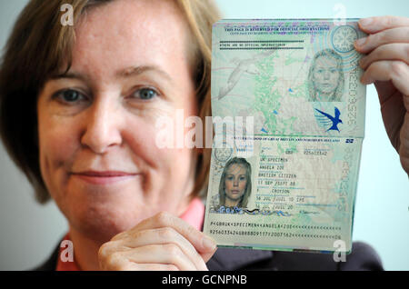 New passport Stock Photo