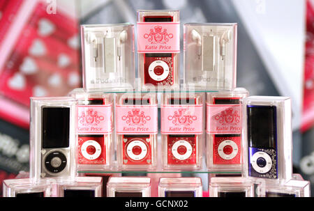 Katie Price launches her new Boutique iPod Range at Worx Studio,West London  Stock Photo - Alamy