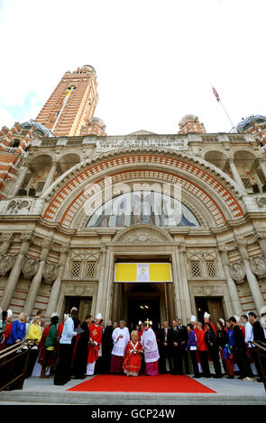 Papal visit to UK - Day Three Stock Photo