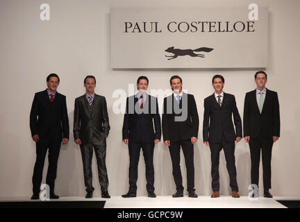 Models on the catwalk during the Paul Costelloe spring/summer 2011 show during London Fashion Week at the BFC Tent in Somerset House, central London. PRESS ASSOCIATION Photo. Picture date: Friday September 17, 2010. The London bi-annual event, one of the 'big four' international catwalk fixtures alongside Paris, New York and Milan, will be based at Somerset House in the centre of the capital. Fashion journalists, buyers and designers from around the globe will descend on London for the 66 shows which run until September 21. See PA story CONSUMER Fashion. Photo credit should read: Yui Mok/PA Stock Photo