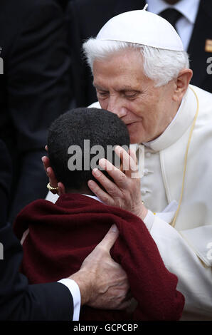 Papal visit to UK - Day Two Stock Photo