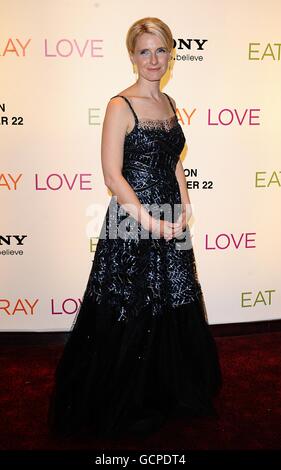 Elizabeth Gilbert arriving for the gala premiere of Eat Pray Love at the Empire, Leicester Square, London. Stock Photo