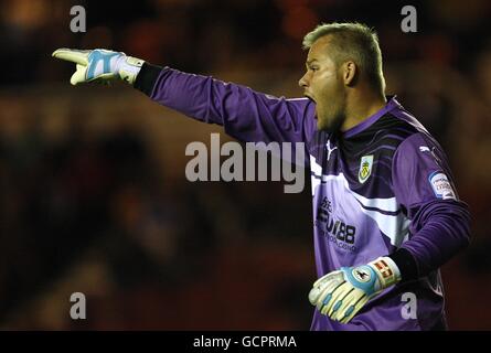 Soccer - npower Football League Championship - Middlesbrough v Burnley - Riverside Stadium. Brian Jensen, Burnley goalkeeper Stock Photo