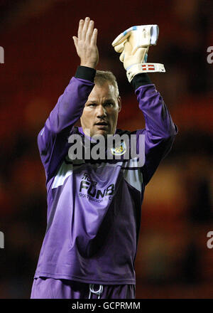 Soccer - npower Football League Championship - Middlesbrough v Burnley - Riverside Stadium. Brian Jensen, Burnley goalkeeper Stock Photo