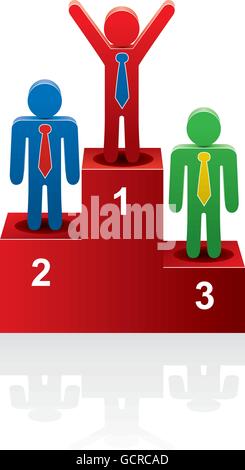 Olympic pedestal, the first, second, third place. Vector icon Stock ...