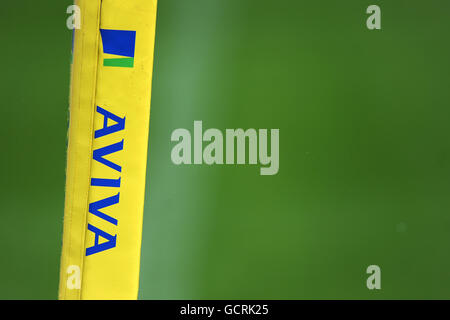 Rugby Union - Aviva Premiership - Leeds Carnegie v London Saracens - Headingley Carnegie. General view of an Aviva branded corner flag