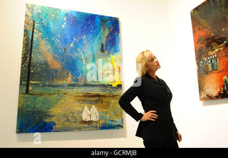 Kay Saatchi presents Anticipation, a collection of some this year's best contemporary art with London based artists, curated by Kay Saatchi and Catriona Warren at Selfridges, central London. Stock Photo