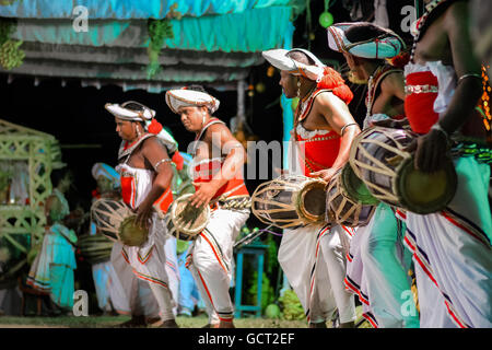 Kohomba Kankariya traditional dancing festival in Sri Lanka Stock Photo