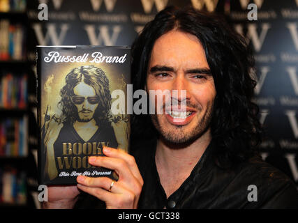 Russell Brand book signing - Gateshead Stock Photo