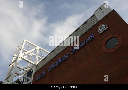 Soccer - Barclays Premier League - Blackburn Rovers v Chelsea - Ewood Park. A view of the Jack Walker Stand at Ewood Park Stock Photo