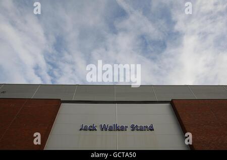 Soccer - Barclays Premier League - Blackburn Rovers v Chelsea - Ewood Park. A view of the Jack Walker Stand Stock Photo