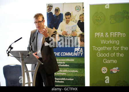 Soccer - FIFPro Symposium hosted by The PFA - City of Manchester Stadium Stock Photo