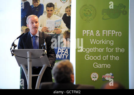 Soccer - FIFPro Symposium hosted by The PFA - City of Manchester Stadium Stock Photo