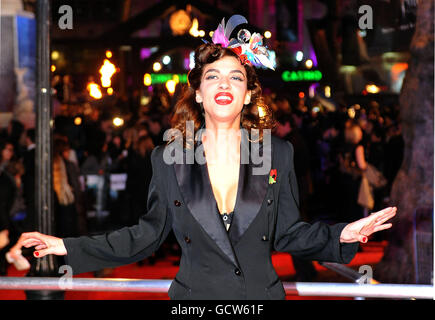 Natalia Tena, who stars as Nymphadora Tonks, arriving for the world premiere of Harry Potter and the Deathly Hallows. Stock Photo