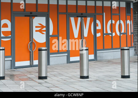 Entrance to New Street Station, Birmingham, West Midlands, UK. Stock Photo