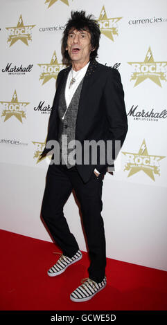 Marshall Classic Rock Roll of Honour - London. Ronnie Wood arriving for the Marshall Classic Rock Roll of Honour, at The Roundhouse in north London. Stock Photo