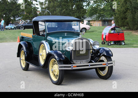 Truck- 1929 Ford Model A Pickup Truck. Beavercreek Popcorn Festival. Beavercreek, Dayton, Ohio, USA. 343812 Stock Photo