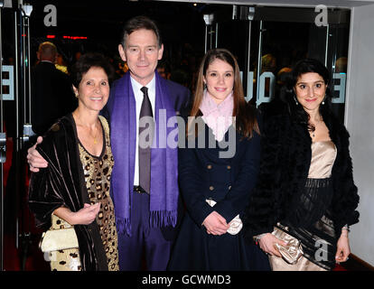 Actor Anthony Andrews, wife Georgina (L) and guests arrive for the premiere of new film The King's Speech at the Odeon cinema, in London. PRESS ASSOCIATION photo. Picture date: Thursday 21st October 2010. Photo credit should read: Ian West/PA Stock Photo