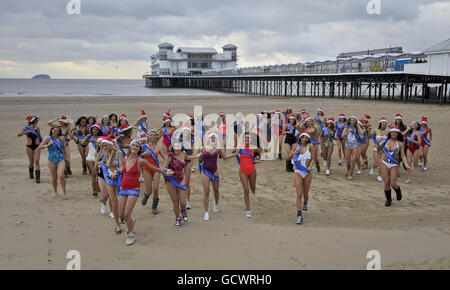 Miss Great Britain finalists Stock Photo